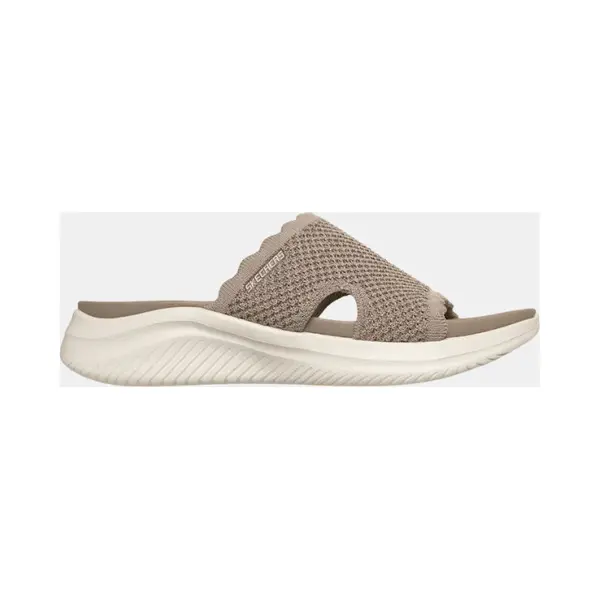 Skechers Women's Scalloped Shimmer Knit Slide Sandals With Yoga Foam thumbnail