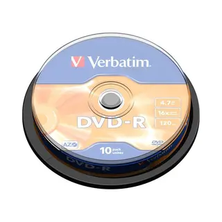 Verbatim Dvd-R Matt Silver 4,7 Gb 10 Stück(e)