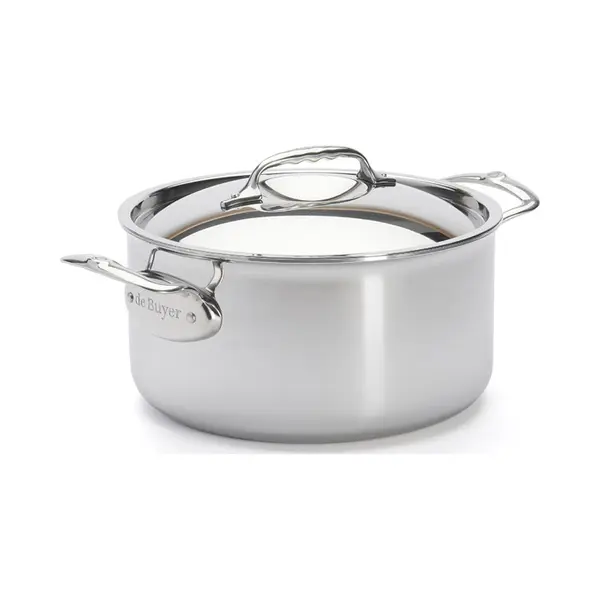 de Buyer Edelstahl-Stieltopf Affinity mit Deckel thumbnail