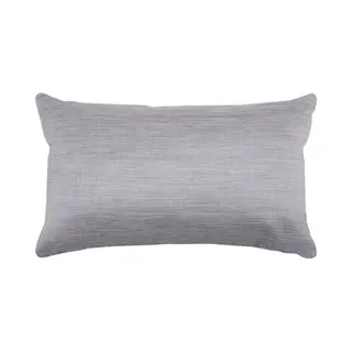 Stof Textile Sierkussen Bea - Lichtgrijs - 30 X 50 Cm - Bank Kussens - Zitkussens - Binnen/buiten - Polyester