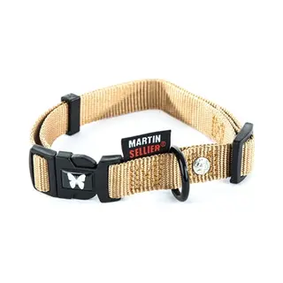 Martin sellier Martin Halsband Verstelbaar Nylon Beige