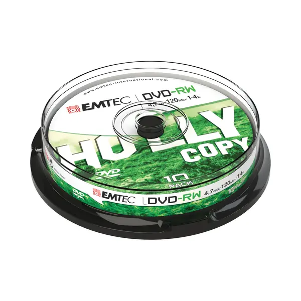 Emtec ECOVRW47104CB leere Dvd 4,7 Gb Dvd-Rw 10 Stück(e) thumbnail