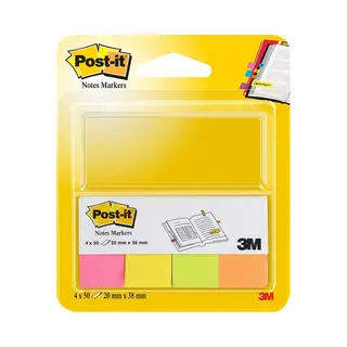 Post-it Notes Markers Haftmarker 20 X 38 Mm Poptimistic Collection«, 4 Stück Grün, 2x3.8 Cm