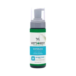 Vet's Best Kattenbad Zonder Water, Droge Shampoo Zonder Uitspoelen Voor Katten, 150 Ml