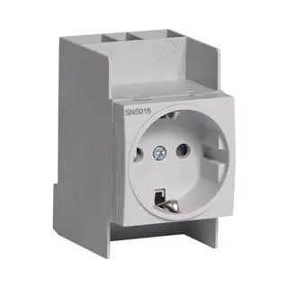 Hager Vision Modulaire Wandcontactdoos - VKS09SW - E32BN