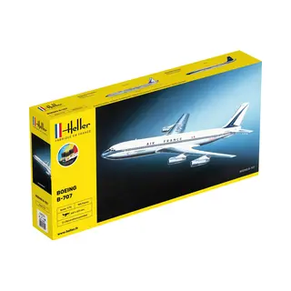 Heller Modelbouwpakket Militaire Voertuigen - 56452 B-707 Air France Plane - Starter Kit Plastic - 1, 72 - Modelbouw