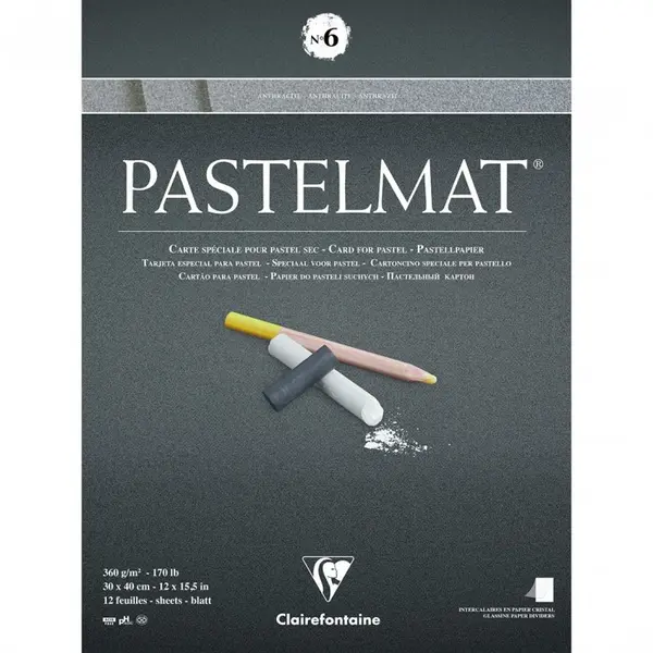 Clairefontaine 3329680960501 creatief papier Kunstpapier 12 vel thumbnail