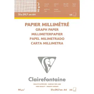 Clairefontaine 97135C Kunstdruckpapier 50 Blätter