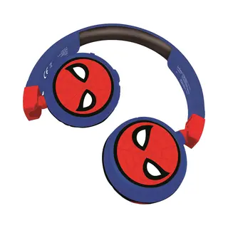 Lexibook HPBT010SP hoofdtelefoon/headset Hoofdtelefoons Bedraad en draadloos Hoofdband Muziek Bluetooth Blauw, Rood