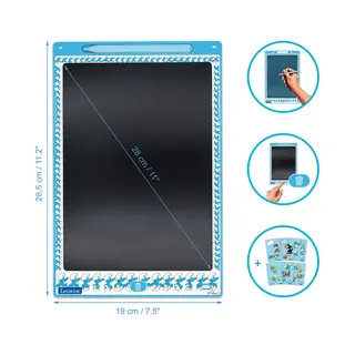 Lexibook De Smurfen 11 Inch Veelkleurige E-ink-tablet Om Te Leren Tekenen Met Sjablonen