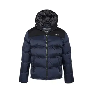Daunenjacke Mit Kapuze, Einsätze Und Stickerei, Damen Schott