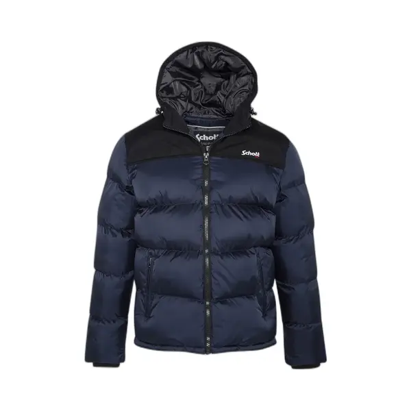 Daunenjacke Mit Kapuze, Einsätze Und Stickerei, Damen Schott thumbnail