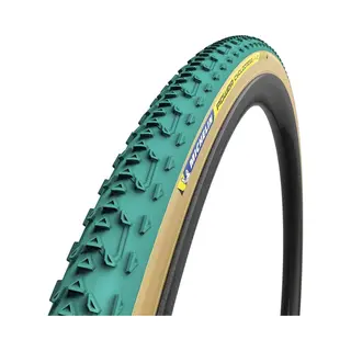 Michelin Power Cyclocross Jet Racing Line Tubular Tyre 700x33c - Turquoise