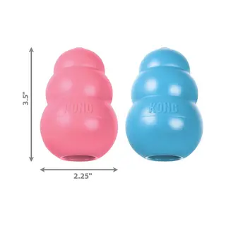 Kong Puppy Speelgoed - Rubber - 8.64 Cm - Willekeurige Kleur - M