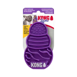 Kong Licks Kitty Treat Mat - Moving Treats Paste Dry Wet Food Feeding Mat With Suction Cups