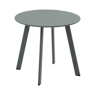 Hesperide - Runder Gartenbeistelltisch Saona Lorbeergrün 50 X 45cm Aus Stahl - Hespéride