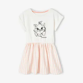 Disney Animals Meisjes Fleece Jurk Disney¨ Marie De Aristokatten Lichtroze