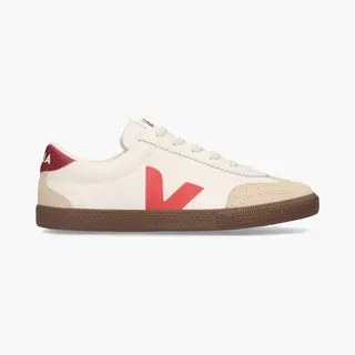 Veja Volley Leather Wit/Rood