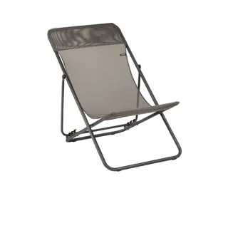 Mehrpositions-klapp-liegestuhl - Breite 58cm - Maxi Transat - Batyline® Iso - Braun Graphite - Lafuma Mobilier