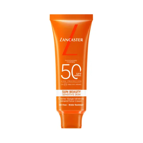 Lancaster Sun Beauty Sensitive Skin Mineral Face Cream Spf 50 Sonnenschutzcreme Gesicht Erwachsene thumbnail