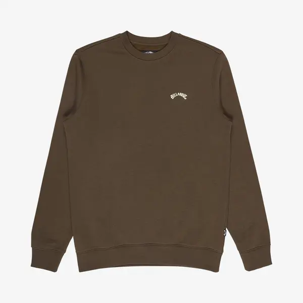 Billabong Arch Crewneck Sweatshirt Dunkelbraun - M thumbnail