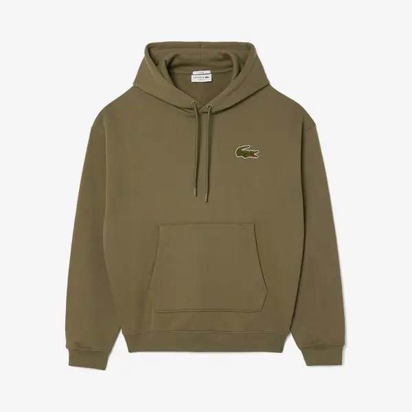 Lacoste Logo Crew Hoodie Khaki - S thumbnail