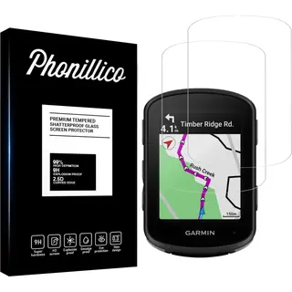 Phonillico Screenprotector Voor Gps Garmin Edge 540 / 840 - 2 Stuks Beschermglas Van Glas Transparante Glazen Schermbeschermfolie