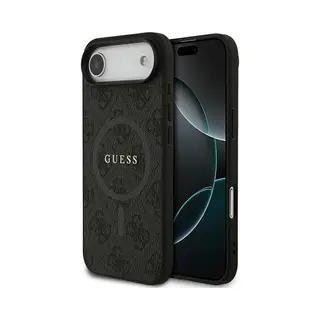 Guess - 4G Ring Classic Logo MagSafe (GUHMP17MG4GFRK) - IPhone 17 Air - Black (Apple IPhone 17), Smartphone Hülle, Schwarz