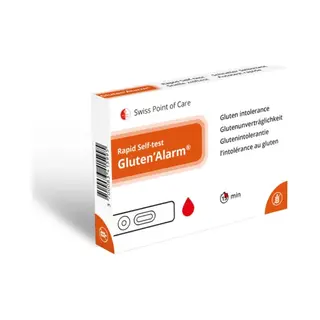 Acon- Swiss Point of care Gluten’Alarm (glutenintolerantie) Zelftest | Snel En Betrouwbaar | Eenvoudig Uit Te Voeren En Binnen Enkele Minuten Resultaat