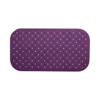 Msv Premium Duschmatte Badematte Badewannenmatte Badewanneneinlage Antibakteriell Rutschfest Mit Saugnäpfen - Violett/Lila - Duftet Nach Rosen - Ca.