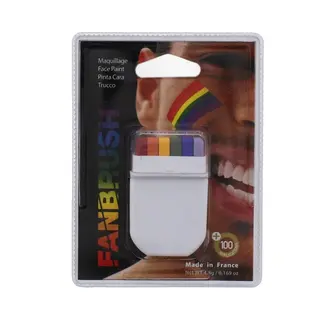 Zac's Alter Ego Fanbrush Regenboog Rainbow Pride Schmink