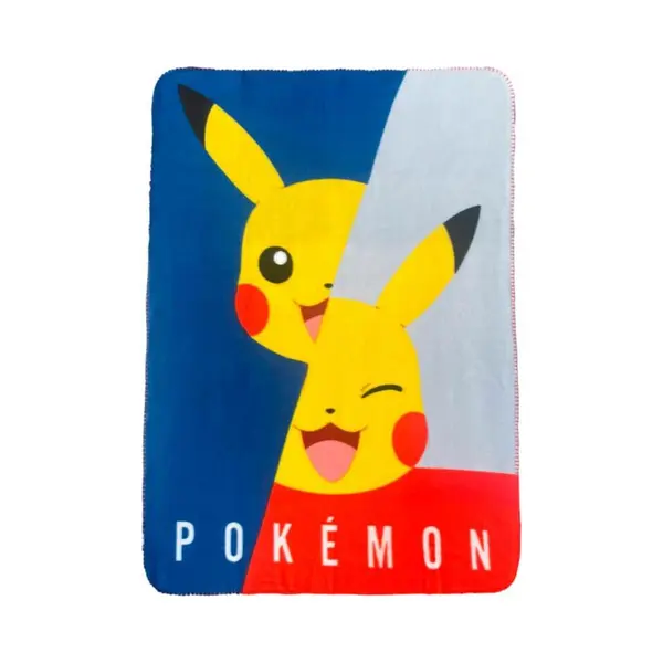 Pokémon, Plafond, Nintendo - - Plaid Polaire Pikachu 100 X 140cm (140 X 100 cm) thumbnail