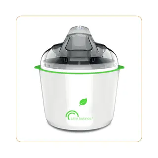 Little Balance Happy Sorbets Traditionelle Eismaschine 1,5 l 12 W Grün, Weiß