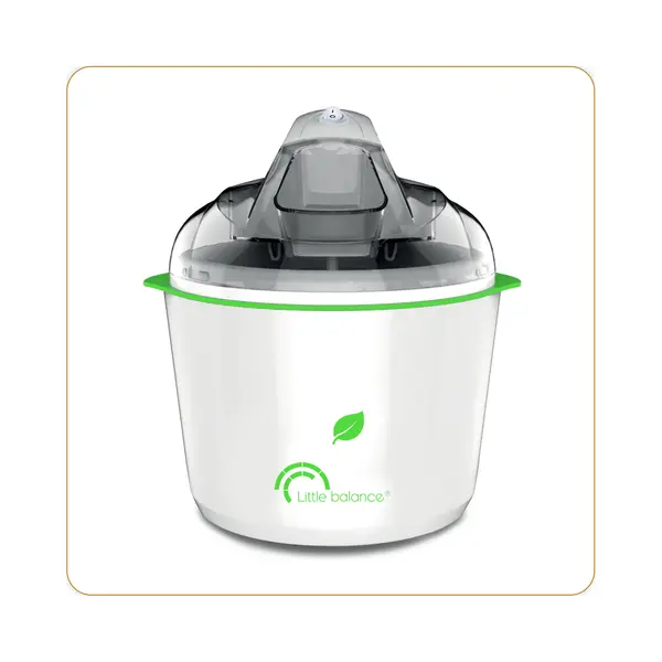 Little Balance Happy Sorbets Traditionelle Eismaschine 1,5 l 12 W Grün, Weiß thumbnail