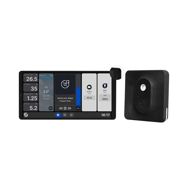 Shelly Wall Display X2 Schwarz + Blu H&T Schwarz Wlan · Schwarz thumbnail