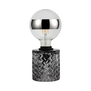 Pauleen Crystal Smoke Tischleuchte E27 Schwarz