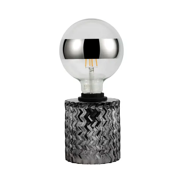 Pauleen Crystal Smoke Tischleuchte E27 Schwarz thumbnail