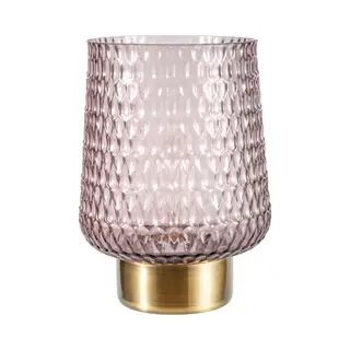 Pauleen Sparkling Glamour Tischleuchte E27 Led Messing, Braun
