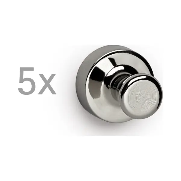 Maul 6168696 koelkastmagneet Zilver 5 stuk(s) thumbnail