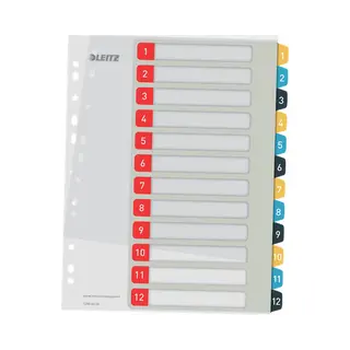 Leitz Cosy 1-12 Printable Index, Pp