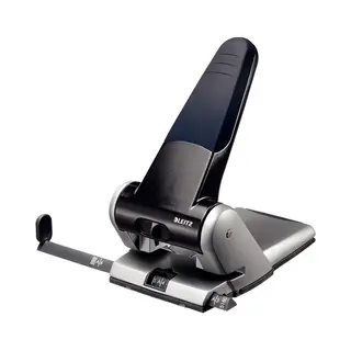 Leitz 5180 papierperforator 65 vel Zwart, Grijs