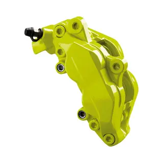 Foliatec Bremssattel Lack Set, Hitzebeständig, Komplettsatz Für 4 Bremssättel, Toxic Green, 7-teiliges Set