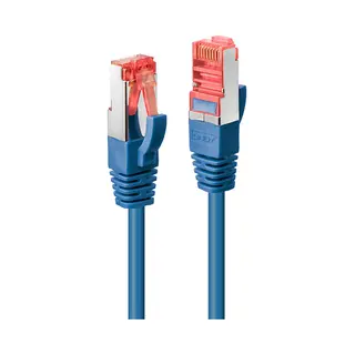 Lindy Rj-45 Cat.6 S/Ftp 5m netwerkkabel Blauw Cat6 S/Ftp (S-Stp)