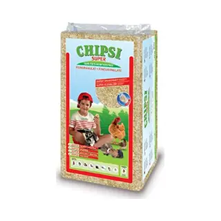Chipsi Super Hygiënische Konijnenmelk (24 Kg). Vogelbed Hamsters, Cavia's, Knaagdieren Met Natuurlijke Biologisch Afbreekbare Materialen,