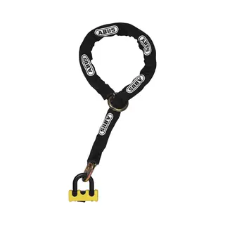 Abus 58241 Fahrradschloss Schwarz, Gelb 1200 mm Kettenschloss