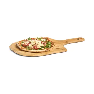 Zeller Pizza Snijplanken/borden - Hout - Met Handvat - 53 X 30 Cm - Pizzaborden / Pizzasnijplanken