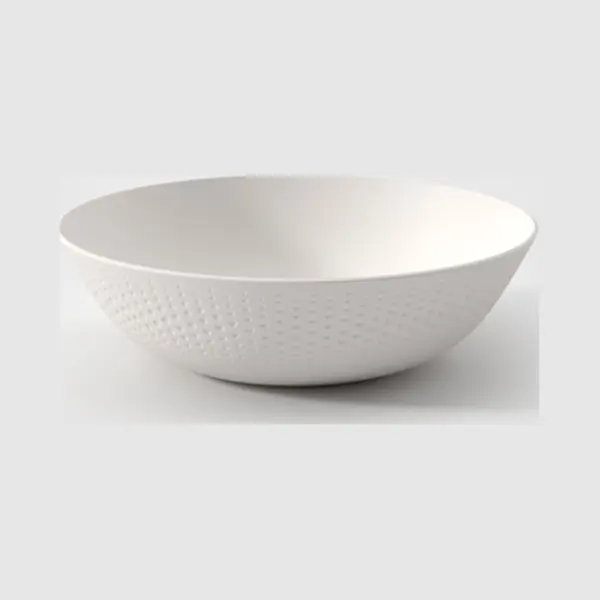 Villeroy & Boch Villeroy Und Boch - Manufacture Collier Blanc Deko-/Obstschale, Formschöne Schale Für Obst Und Dekoration, Premium Porzellan, Handwäsche, Weiß thumbnail