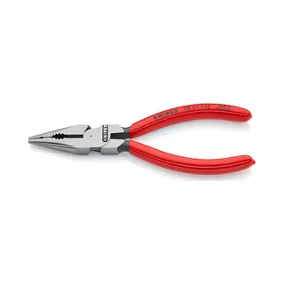 Knipex 08 21 145 Spitz-Kombizange Mit Kunststoff überzogen Schwarz Atramentiert 145 Mm