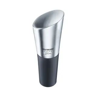 Westmark Silvio fles- en karafstop Zwart, Zilver
