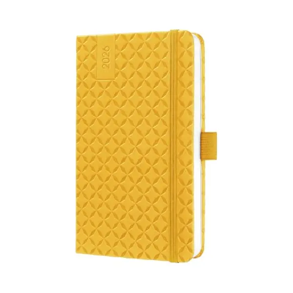 Sigel J6116 Weekly Planner Jolie 2026-1 Year - Approx. A6 - Mango Yellow - 2 Pages = 1 Week - Hardcover - 80 Gsm - Yellow - 174 P. - Fsc-certified thumbnail